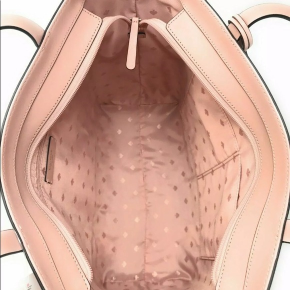 KATE SPADE MEDIUM TOTE ROSA ROSY CHEEKS SHOULDER - Picture 7 of 8